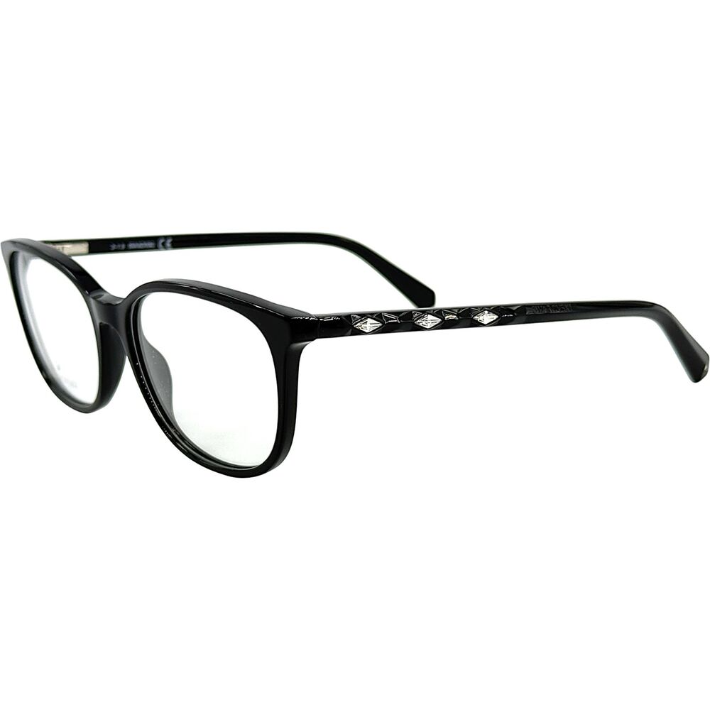 Swarovski SK5300 Womens Plastic Eyeglass Frame 001 Shiny Black 54-16